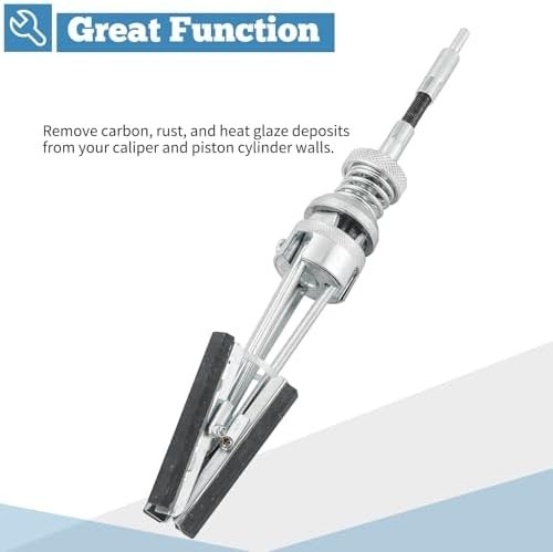 Engine Cylinder Hone Tool 2-7 Inch Adjustable Deglazer with 3PCS 220 Grit Stones