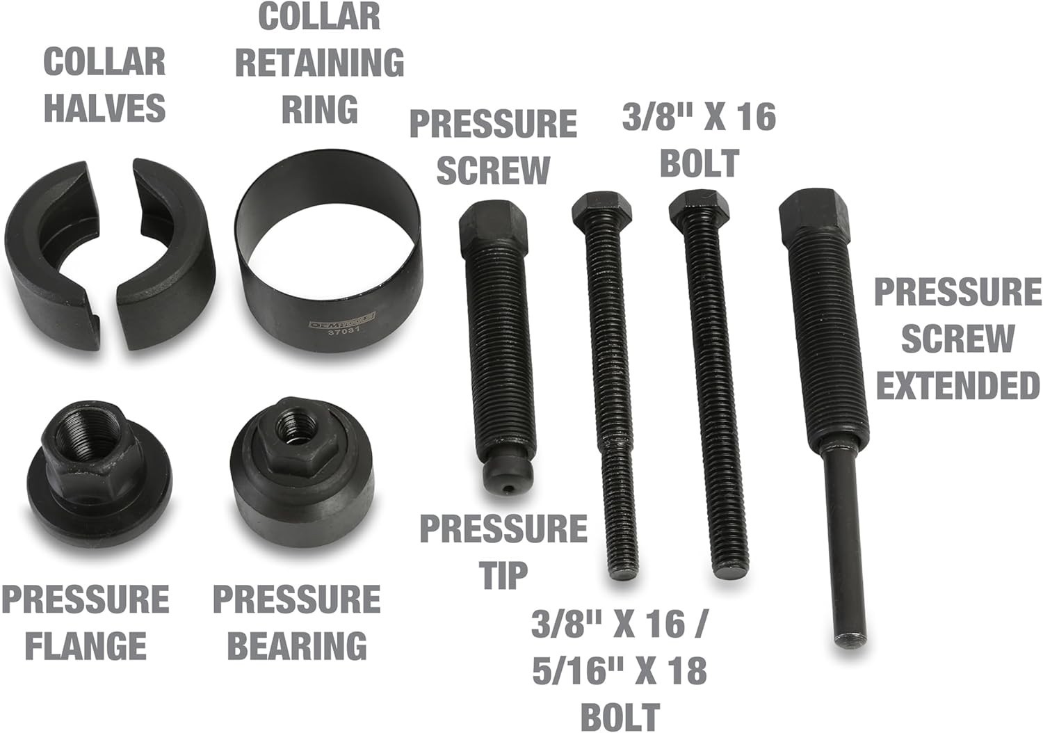 Effortless Power Steering Pulley Installer for Ford, GM, & Chrysler – 1-3/8″ Hub
