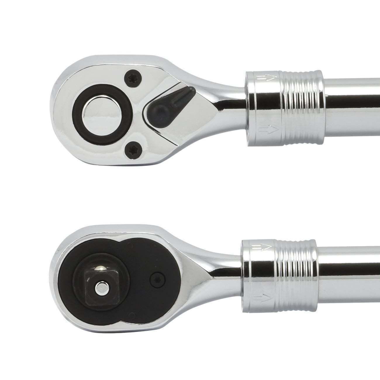 1/4″ 3/8″ & 1/2″ drive Long Handle Ratchet Socket Wrench 3pc Tool Set Extendable
