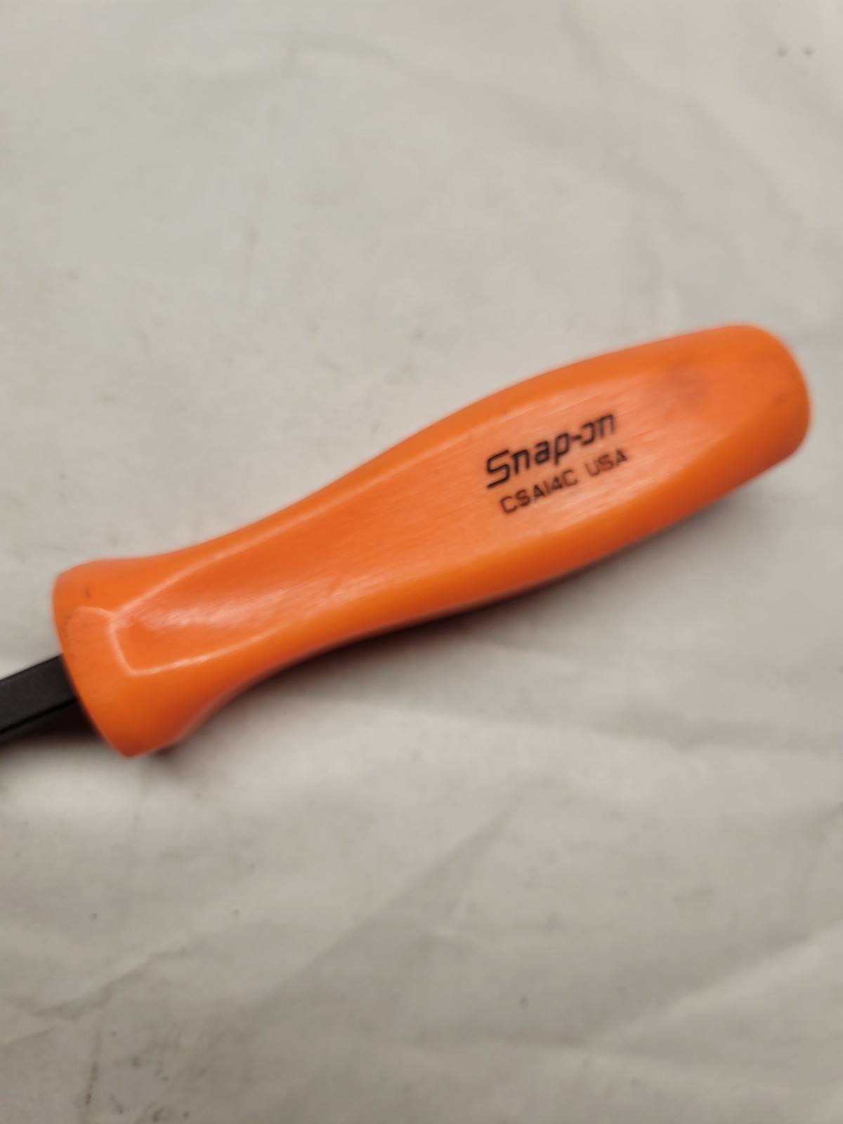For Snap-on Tools NEW ORANGE 14″ Hard Handle Rigid Carbon Scraper CSA14CO VGC