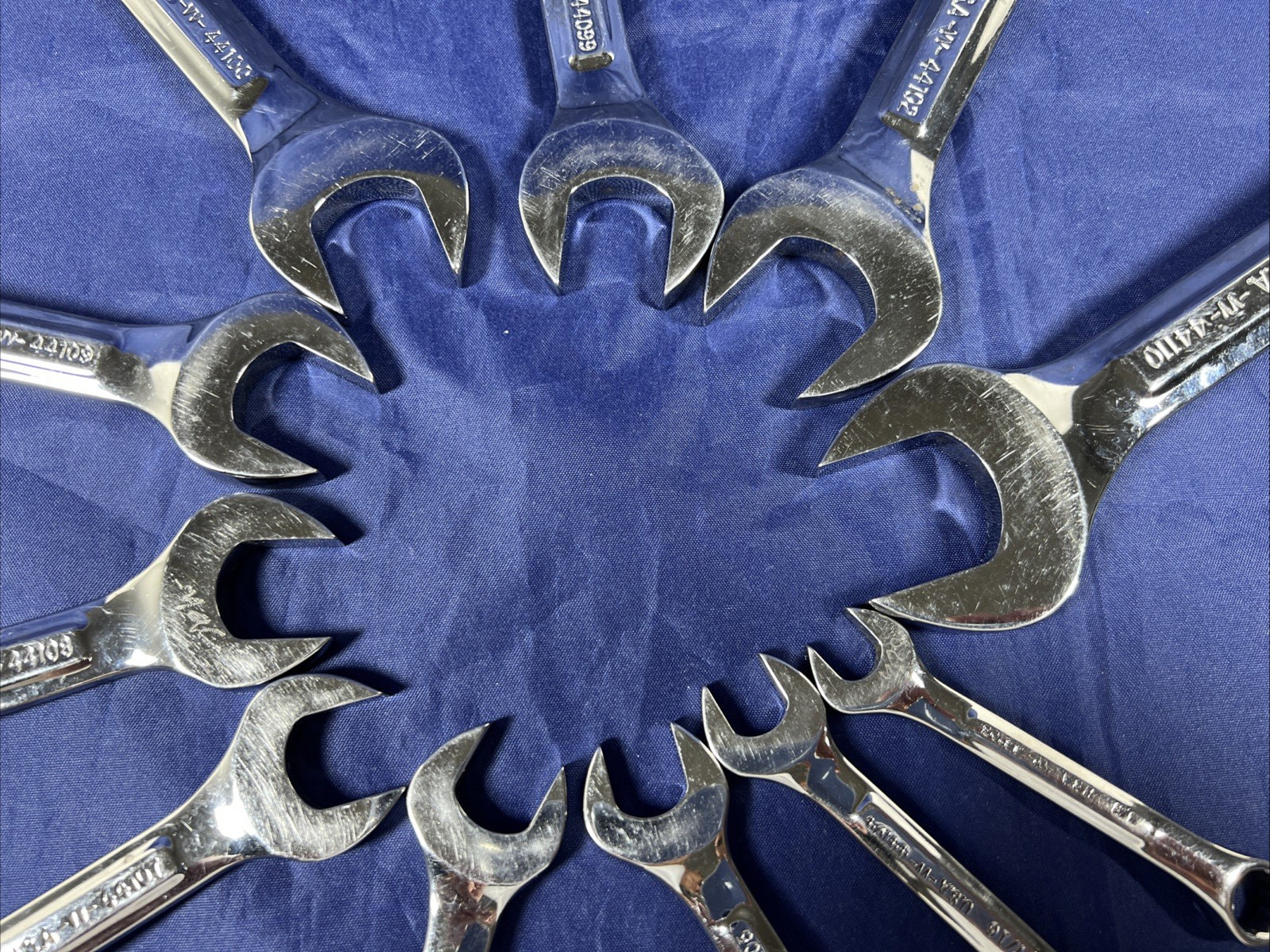 Set Of 11 Craftsman USA 12pt SAE Stubby Combination Wrench Set VV Series