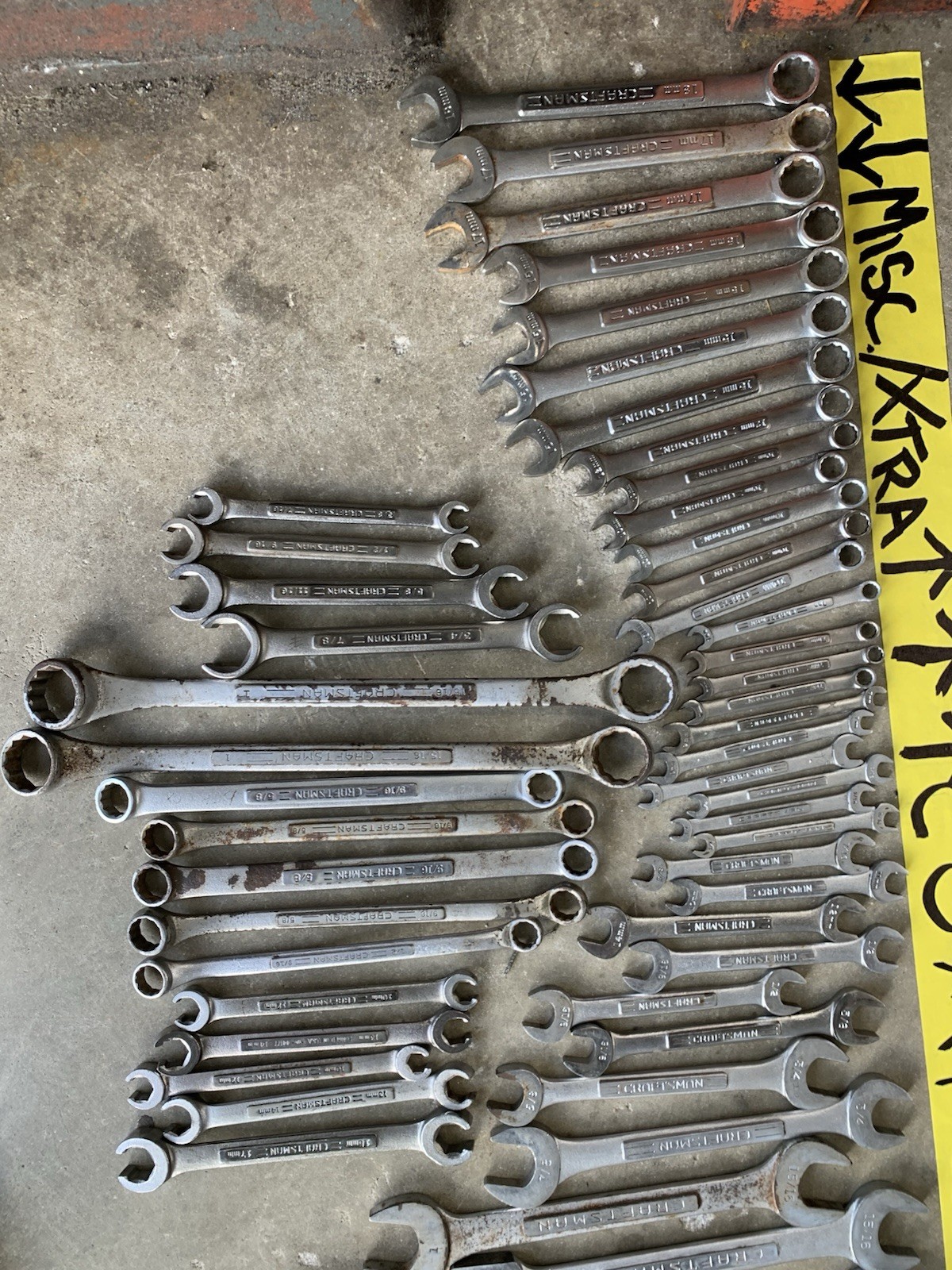 100% USA Craftsman Massive Tool Lot 13 COMPLETE WRENCH SETS SAE & Metric 196Pc