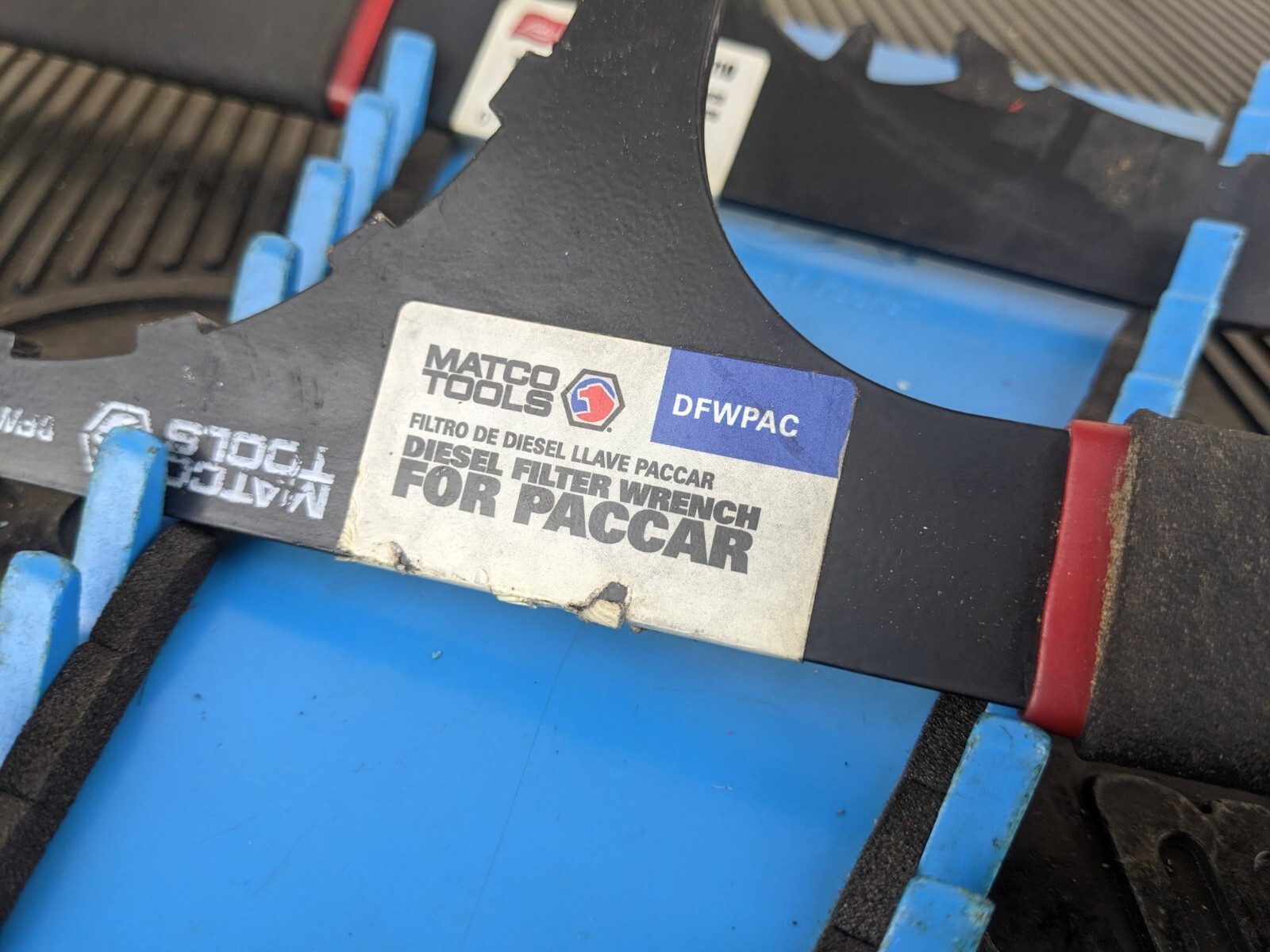 #ay243 Matco Tools DFWPAC Paccar + LISLE 61110 6″ Davco Diesel Filter Wrenches