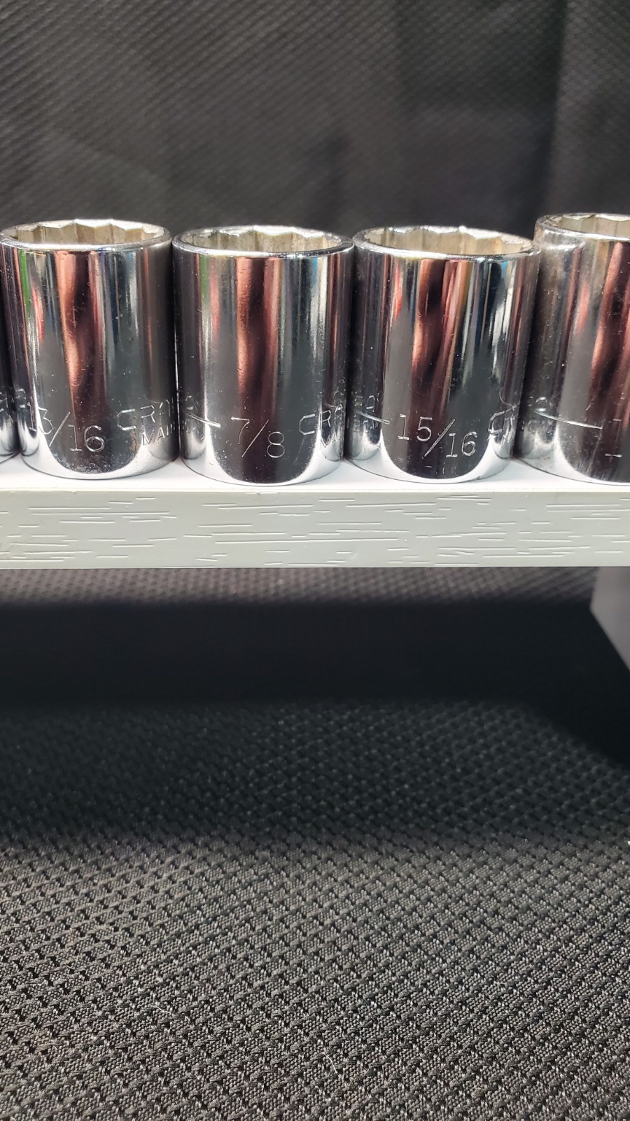 Vintage Craftsman USA 1/2″ Drive 12-Point Deep Socket Set 10 Pc V VV G Series