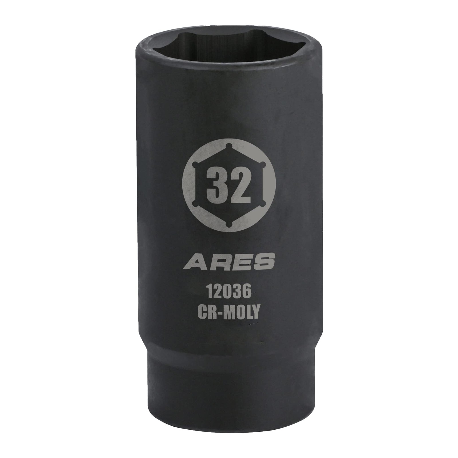 ARES 12036-32MM Axle Nut Socket – 6 Point – Extra Deep 32mm 6-Point