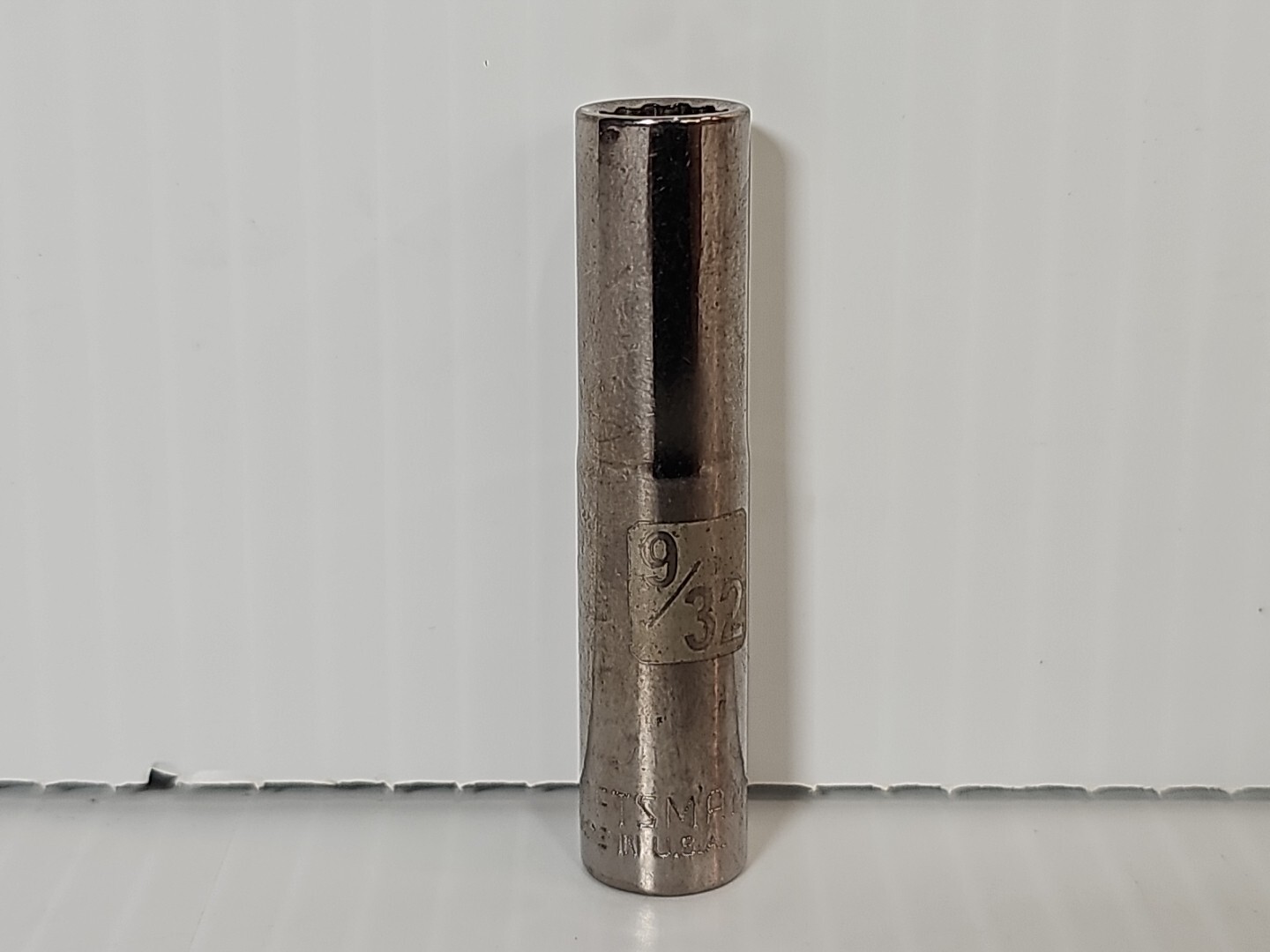 Craftsman ¼ Drive 12 Point Chrome Deep Well 9/32 Socket USA