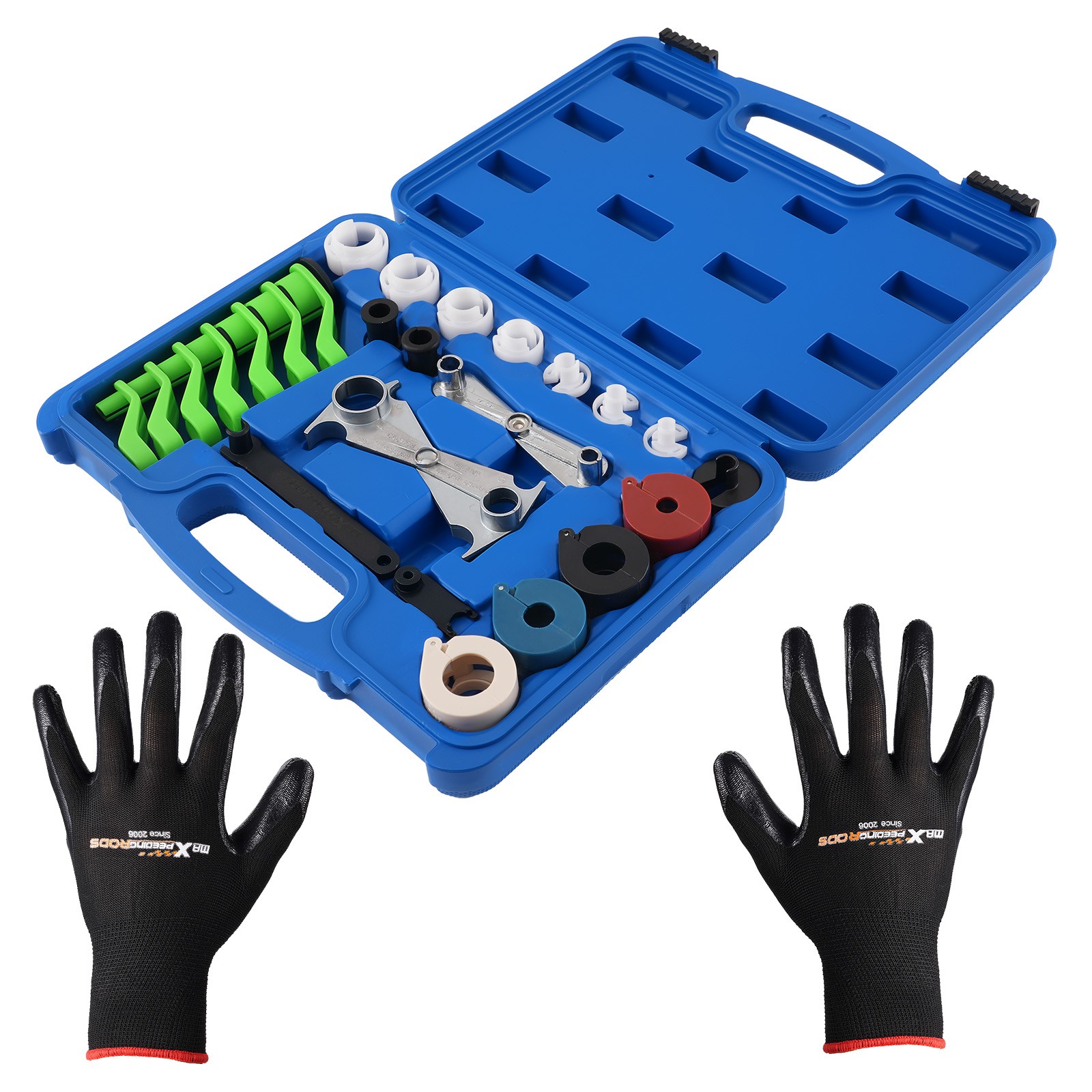 25PCS AC Fuel Line Disconnect Tool Set Quick Release Aluminum Alloy w/ Case