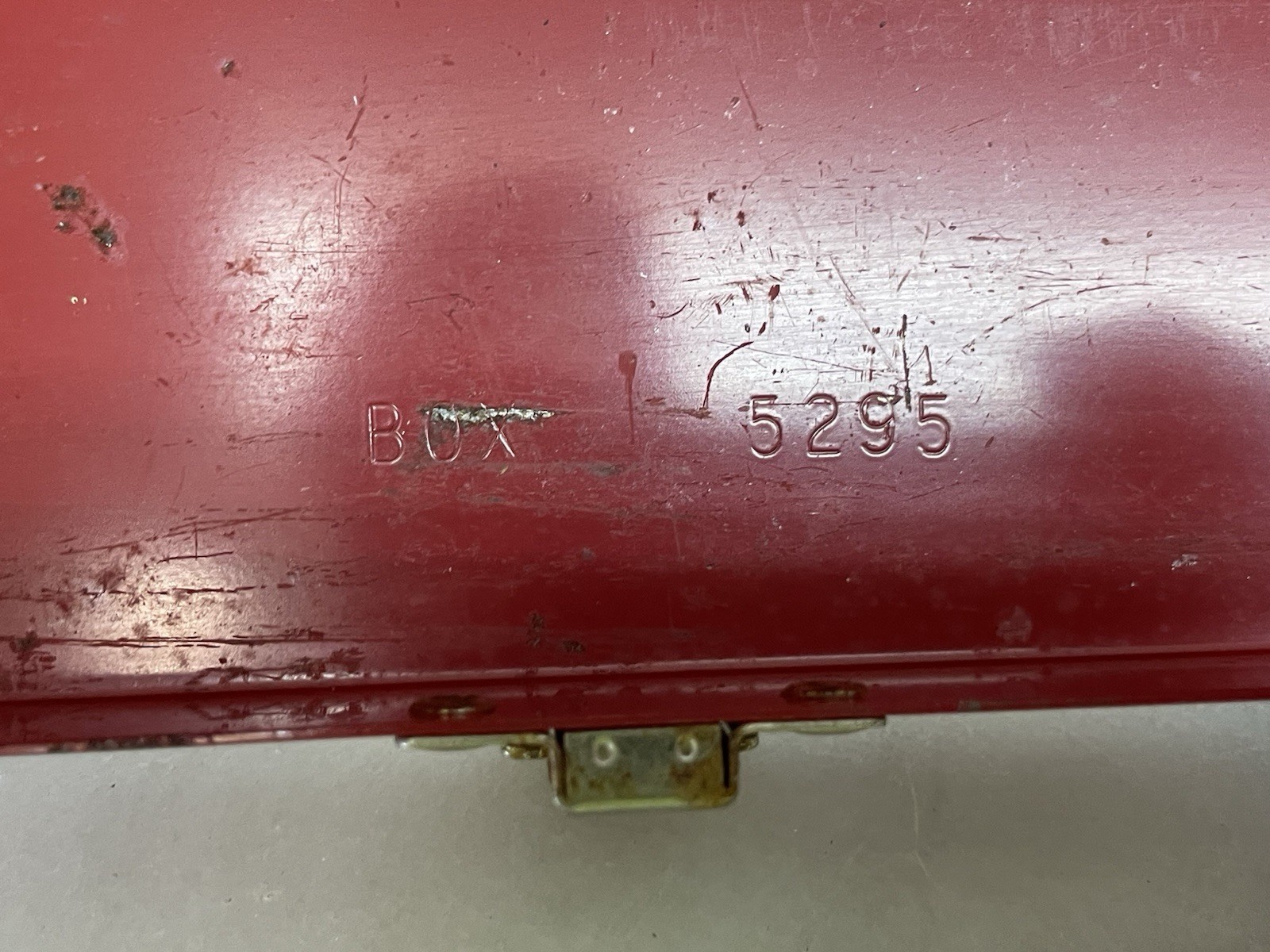 VTG Proto Professional USA Socket Box (Only) – Red Metal Case 5295