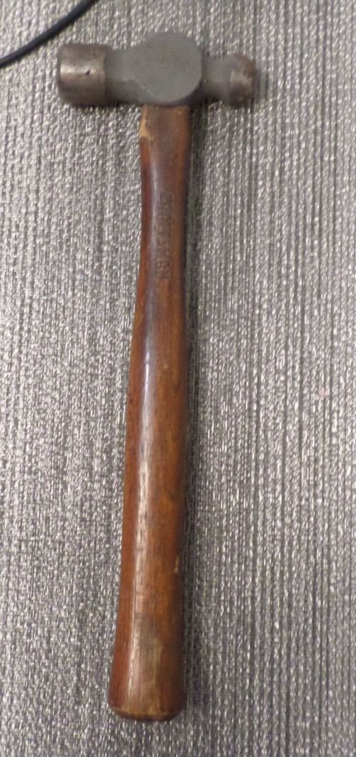Vintage Craftsman Ball Peen Hammer & Orig. 12 3/4″ Handle – 38464 – 12oz