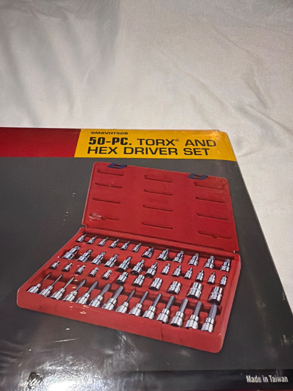 mac tools 50pc torx and hex driver set smxvht50b