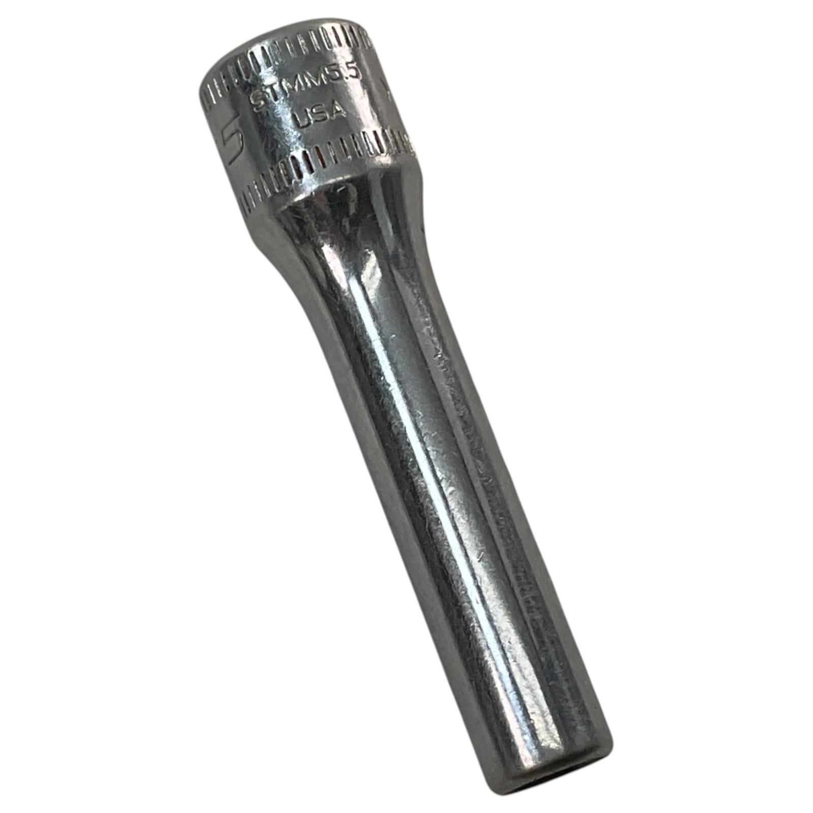 Snap-on Deep Socket 5.5mm 6 Point 1/4″ Drive STMM5.5 Sold As Pictured Mechanic