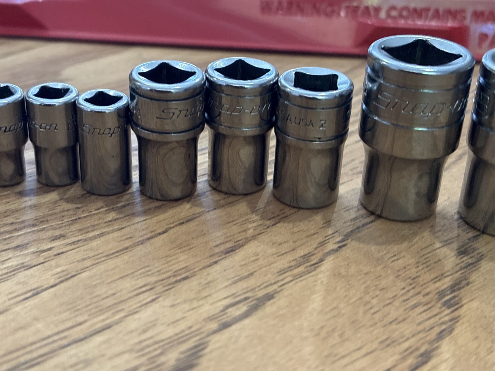 13 Piece Snap-on Shallow Drive Torx Socket Set With Magnet Tray