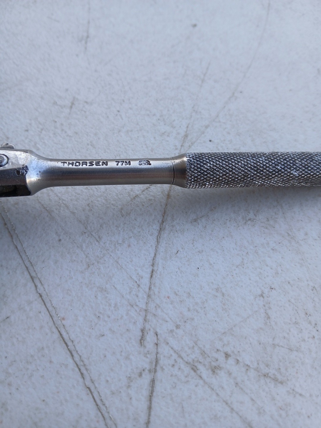 THORSEN Tools USA 77M 1/4″ Drive Chrome RATCHET Wrench Vintage