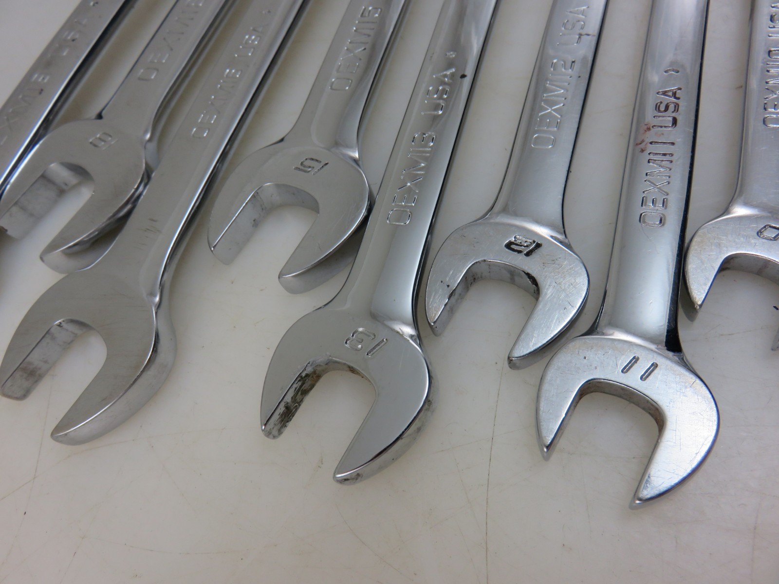 Snap-On OEXM SHORT Metric Combination Wrench 6mm-19mm 12pc Set Made In USA