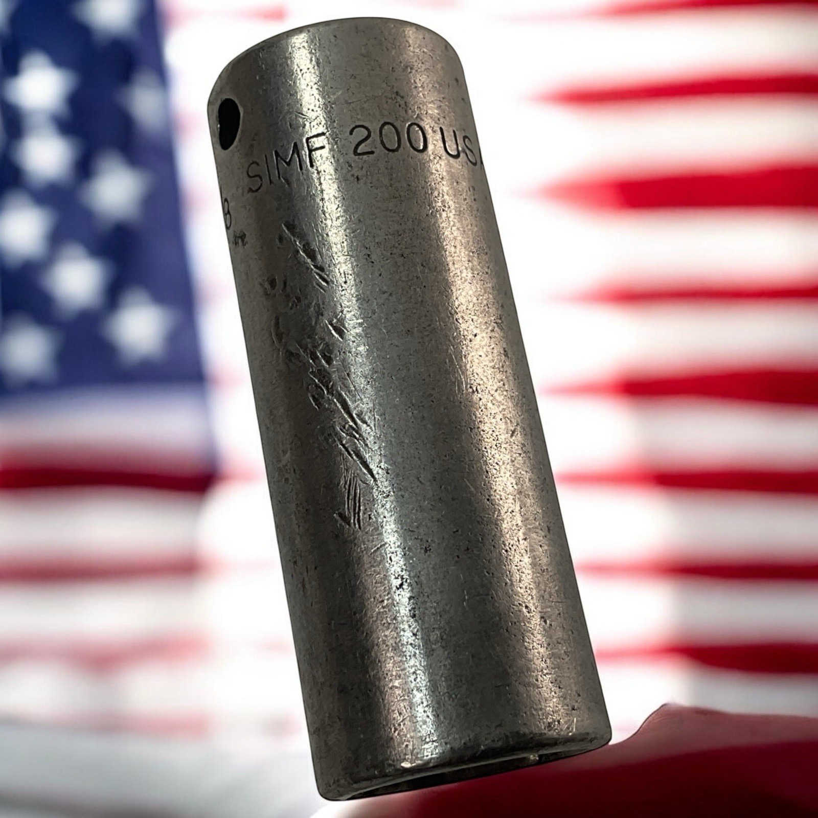 Snap-On Tools Deep Impact Socket SIMF200 3/8″ Drive 5/8″ SAE 6 Point As Pictured