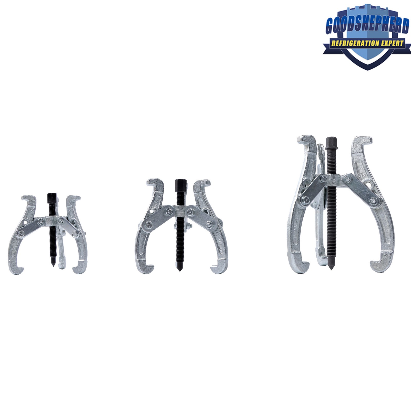 Heavy Duty Gear Puller Set 3 Jaw Bearing Pulley Removal Tool Kit 3″ 4″ 6″ 3PCS