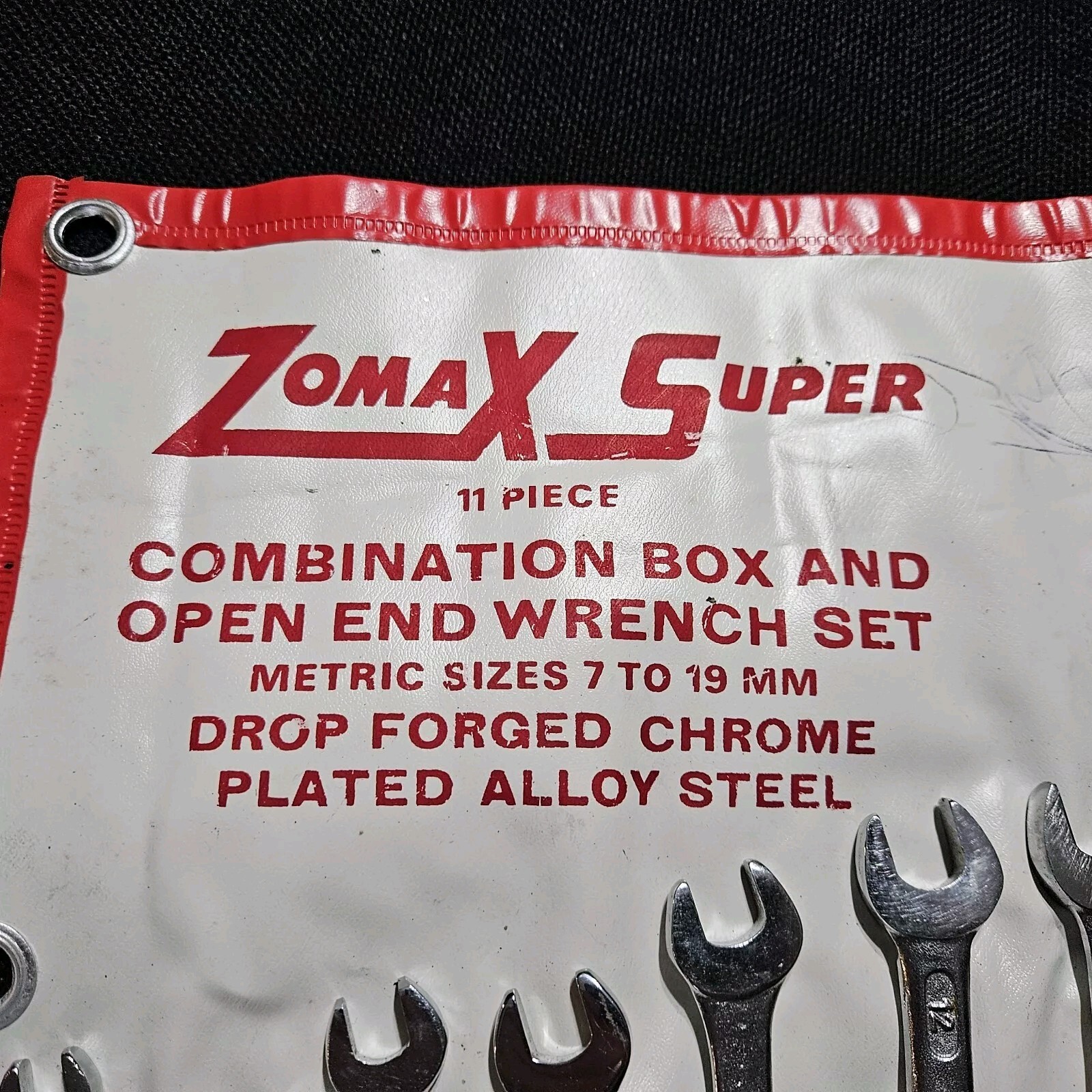 Zomax Super Tools Wrench 11pc Lot Metric Combination 7-19 MM