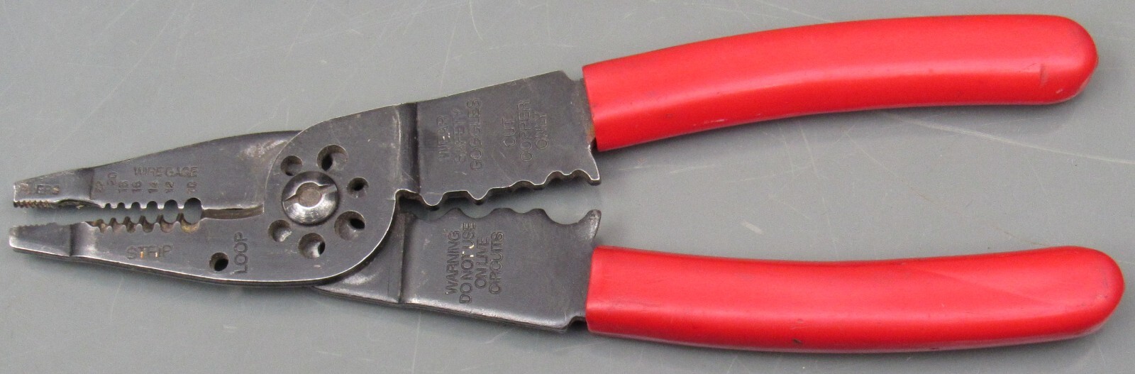 PROTO TOOLS, 6″ COPPER WIRE STRIPPER/CUTTER TOOL, #296