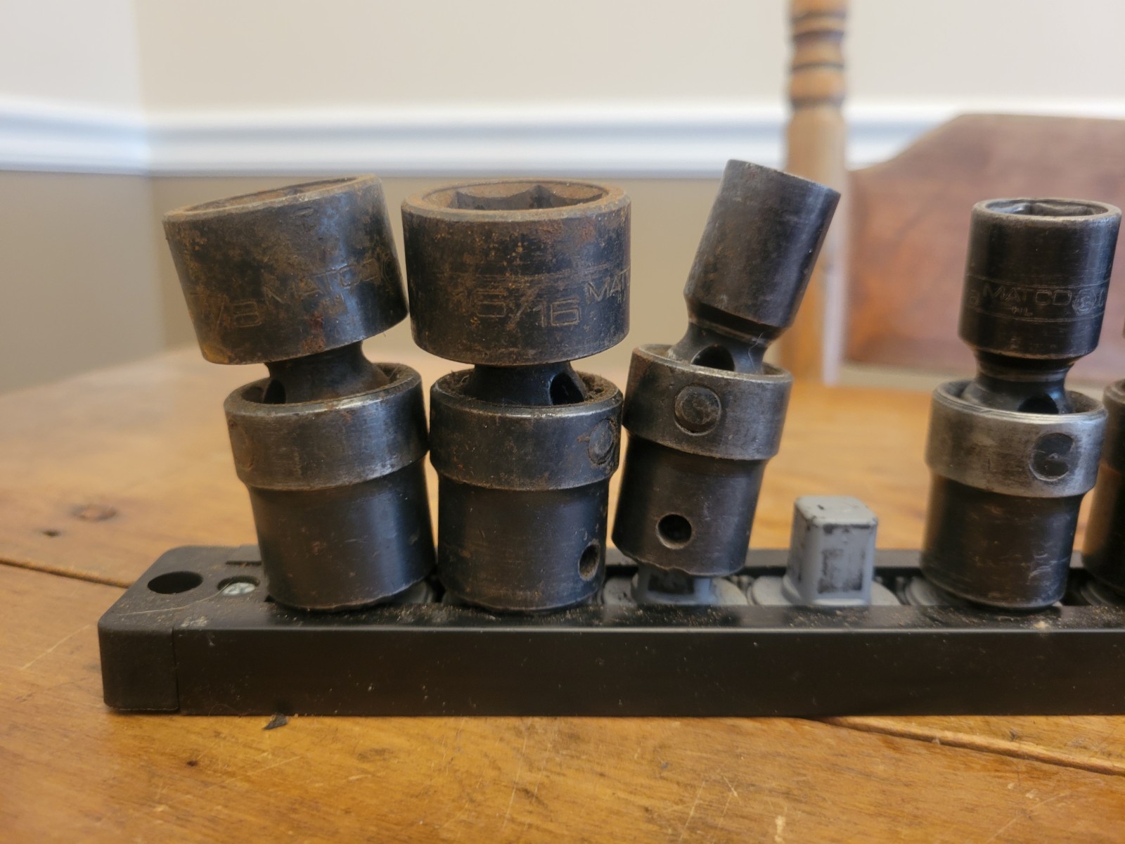 Matco Tools CUP Series 11 Pc 6 Pt Impact 1/2″ Dr.Swivel Socket Set