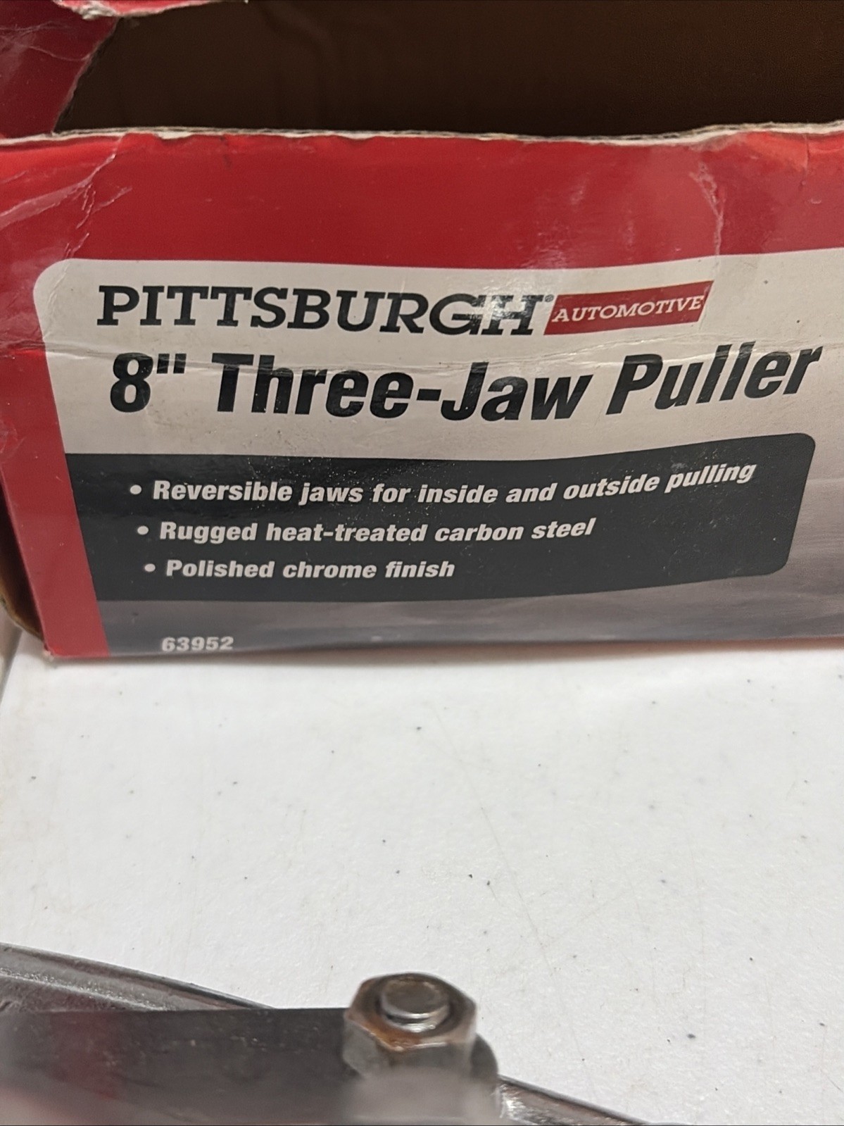 Pittsburgh Automotive 8″ Three-Jaw Puller Reversible Jaws