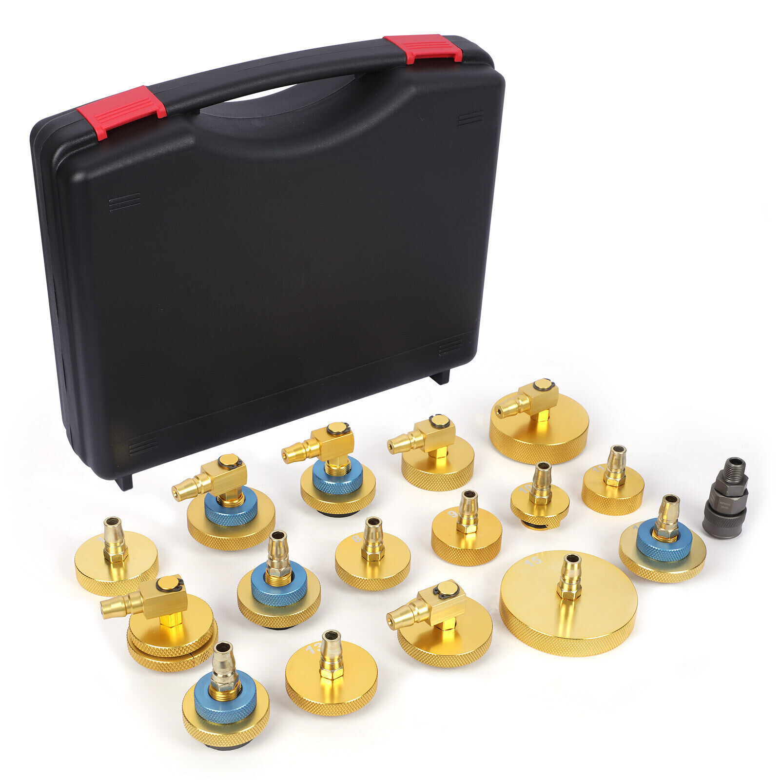 Universal Master Cylinder Brake Bleeder Adapter Kit for Brake Fluid Bleeding