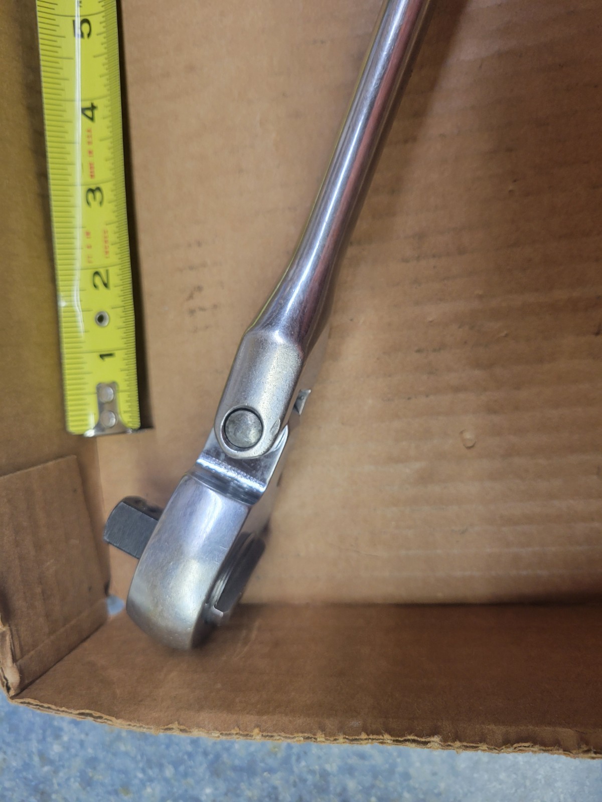 S-K Tools USA 1/2″ Drive Long Handle 17-1/2″ Flex Head Ratchet No 42472