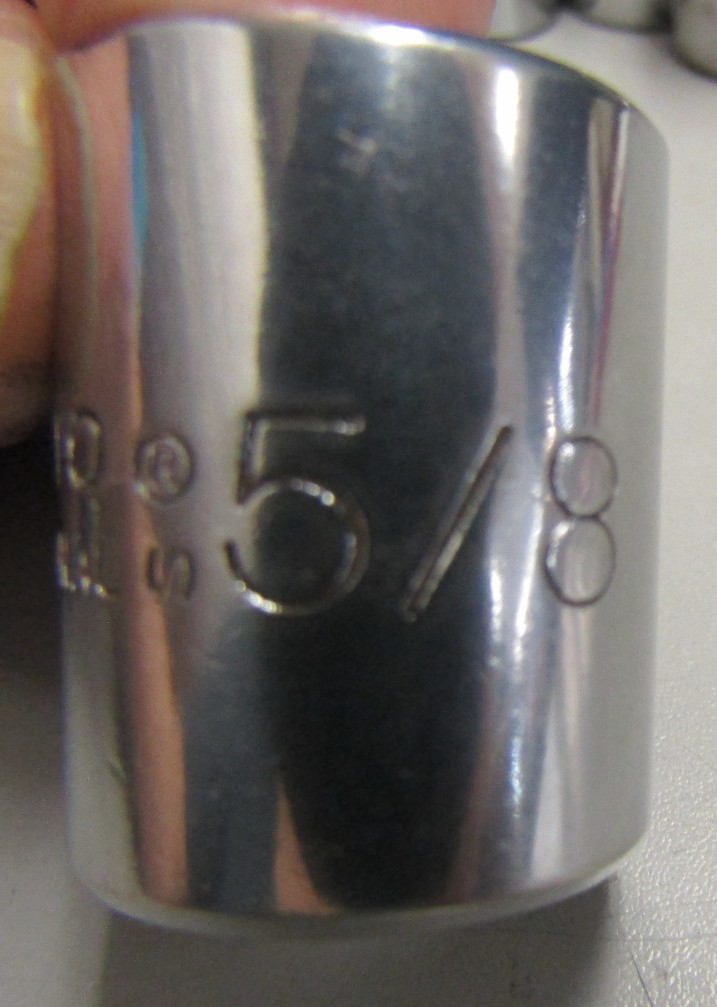 PROTO Professional 3/8, 7/16, 1/2, 9/16, 5/8, 3/4″ SOCKET 3/8″ dr 5224H 5212H