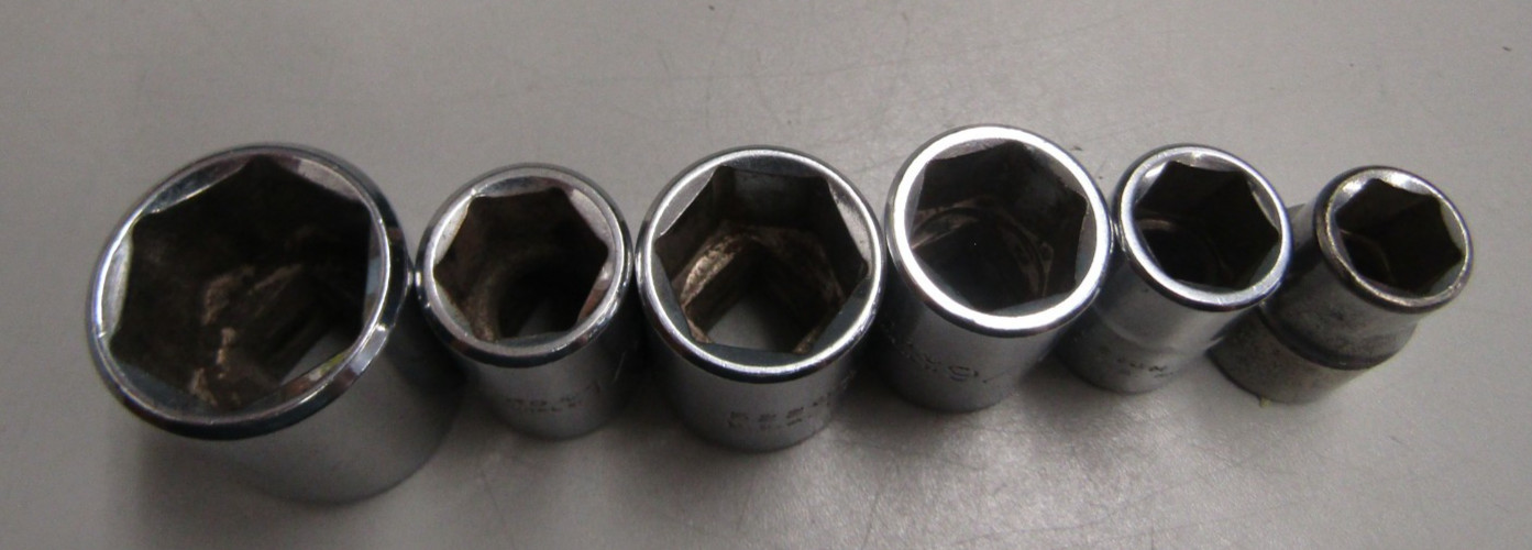 PROTO Professional 3/8, 7/16, 1/2, 9/16, 5/8, 3/4″ SOCKET 3/8″ dr 5224H 5212H