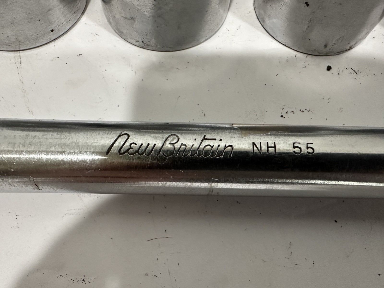 Vintage New Britain 3/4” Socket Set 1”-2” Sockets Breaker Bar.
