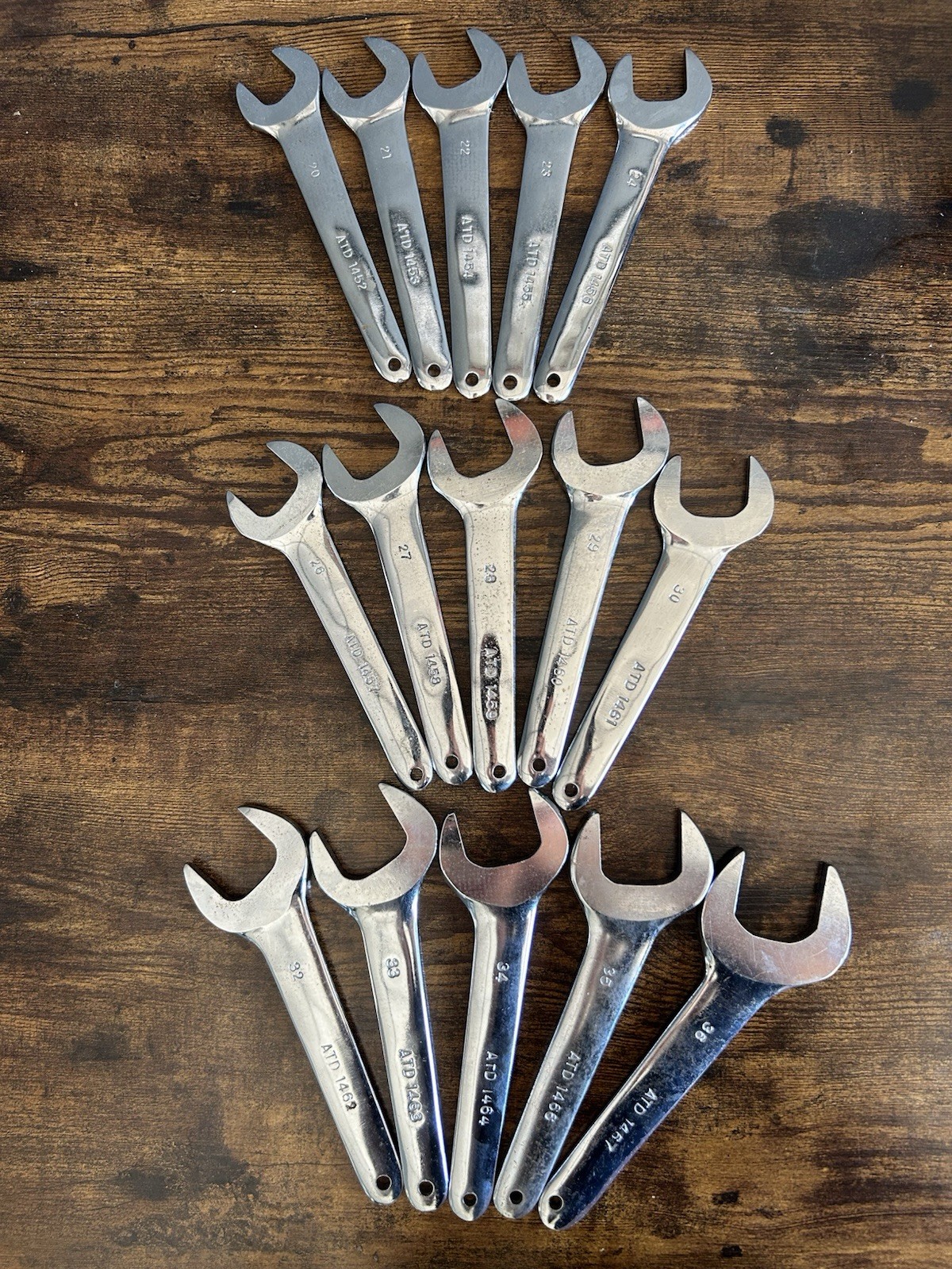 ATD Tools Metric JUMBO Wrench Kit 15 Piece