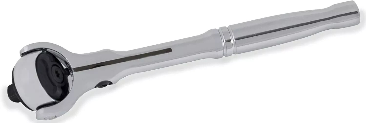 Titan Tools 11066 1/4″ Drive Round Swivel Head 72 Tooth Ratchet 5-5/8″ Long