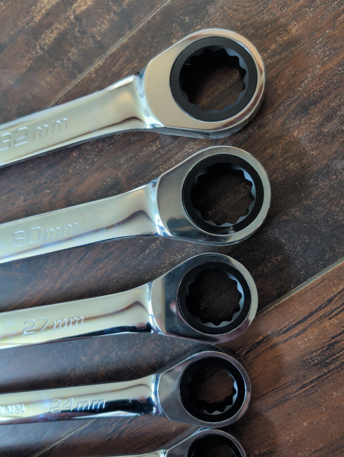 ICON 6 Pc Set METRIC REVERSIBLE RATCHETING COMBINATION WRENCHES 32mm-21mm