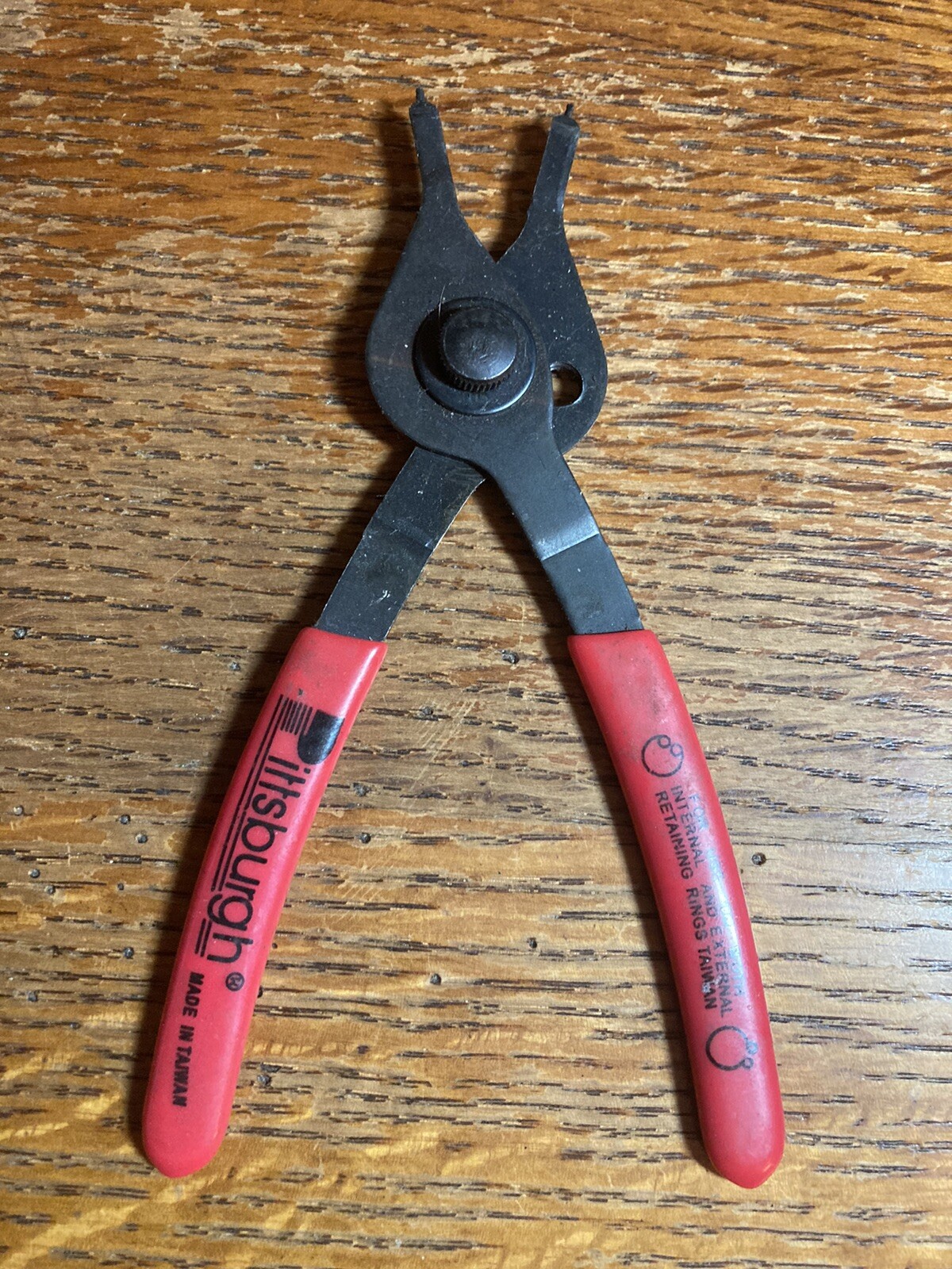 Pittsburg Tools Snap Ring Pliers Straight Tip Vinyl Handle