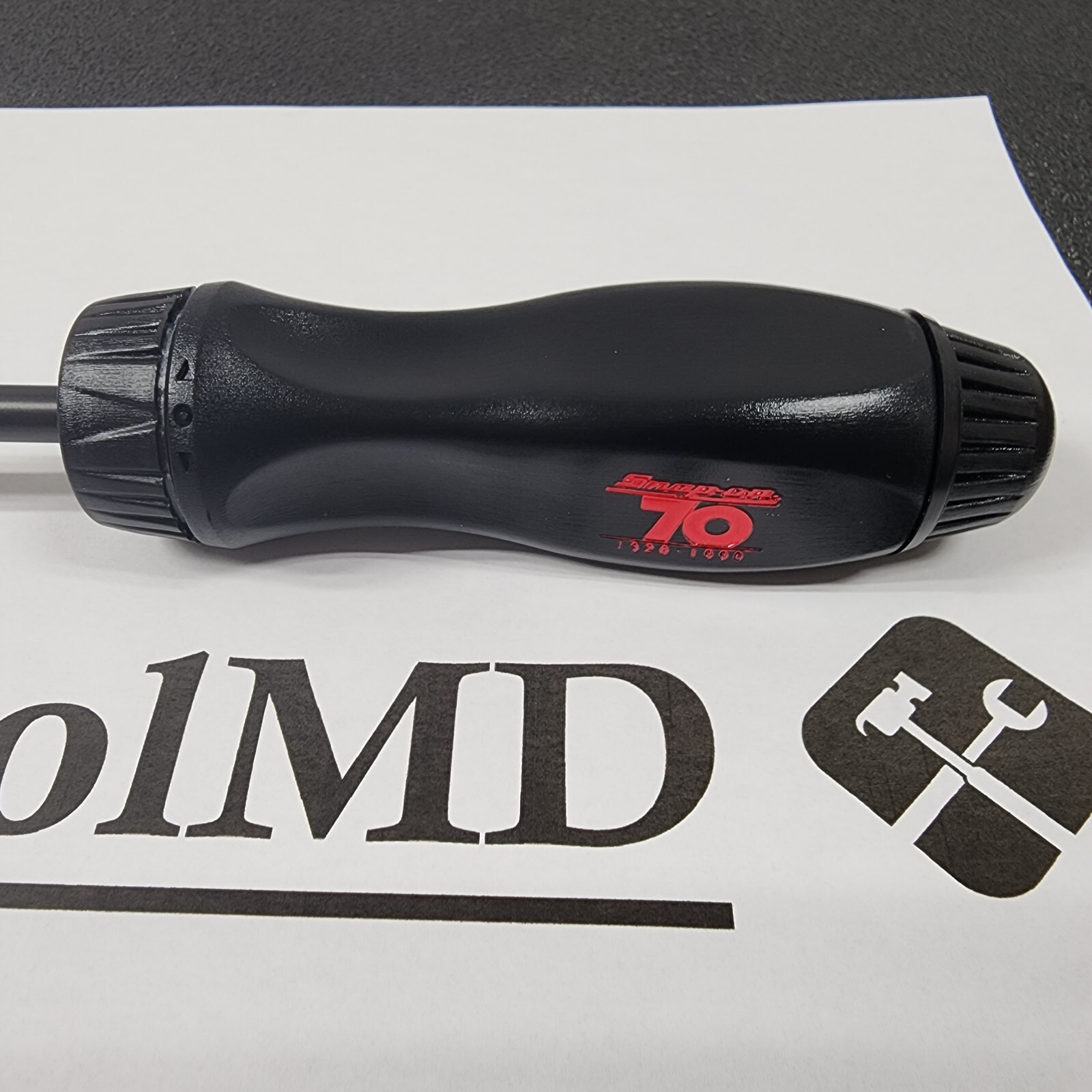 Snap-on Tools USA NOS BLACK 70TH ANNIVERSARY Ratcheting Screwdriver SSDMR4A