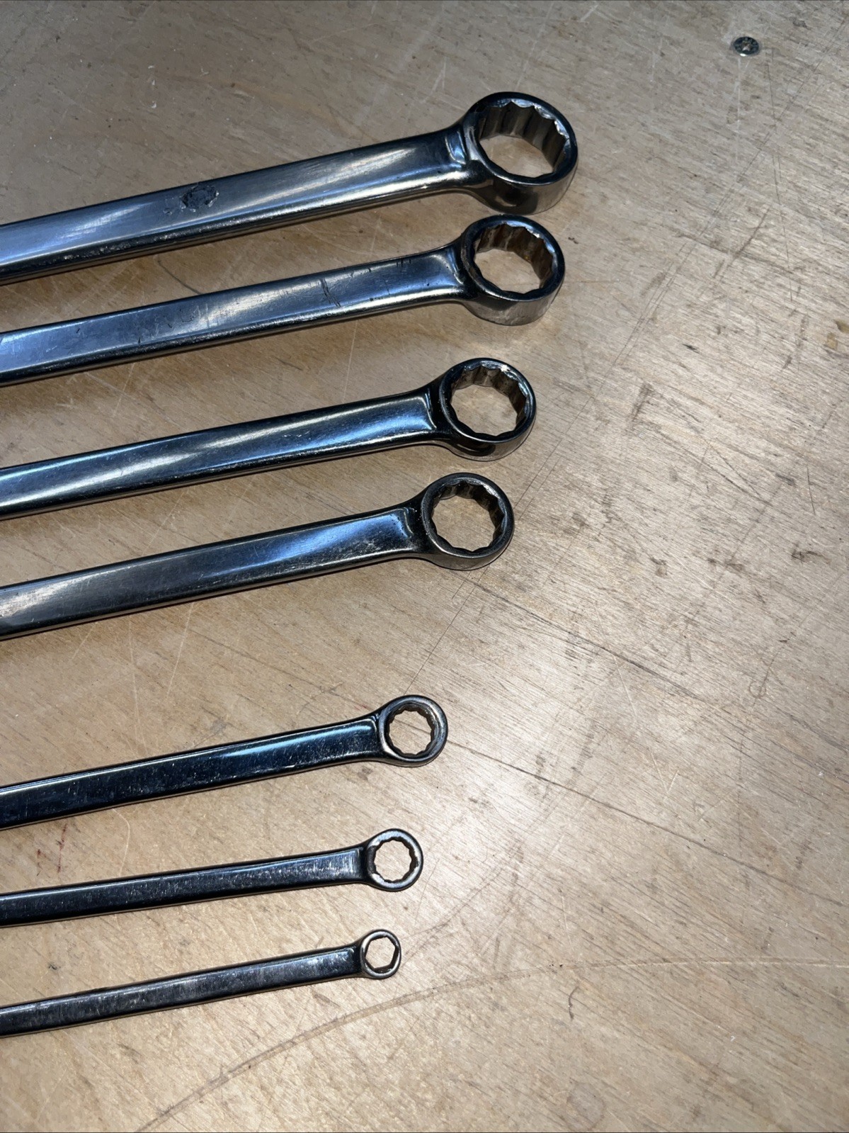 MATCO USA 7 Pc SAE Combination Wrench SET WCL282, 242, 222, 202, 122, 102, 86