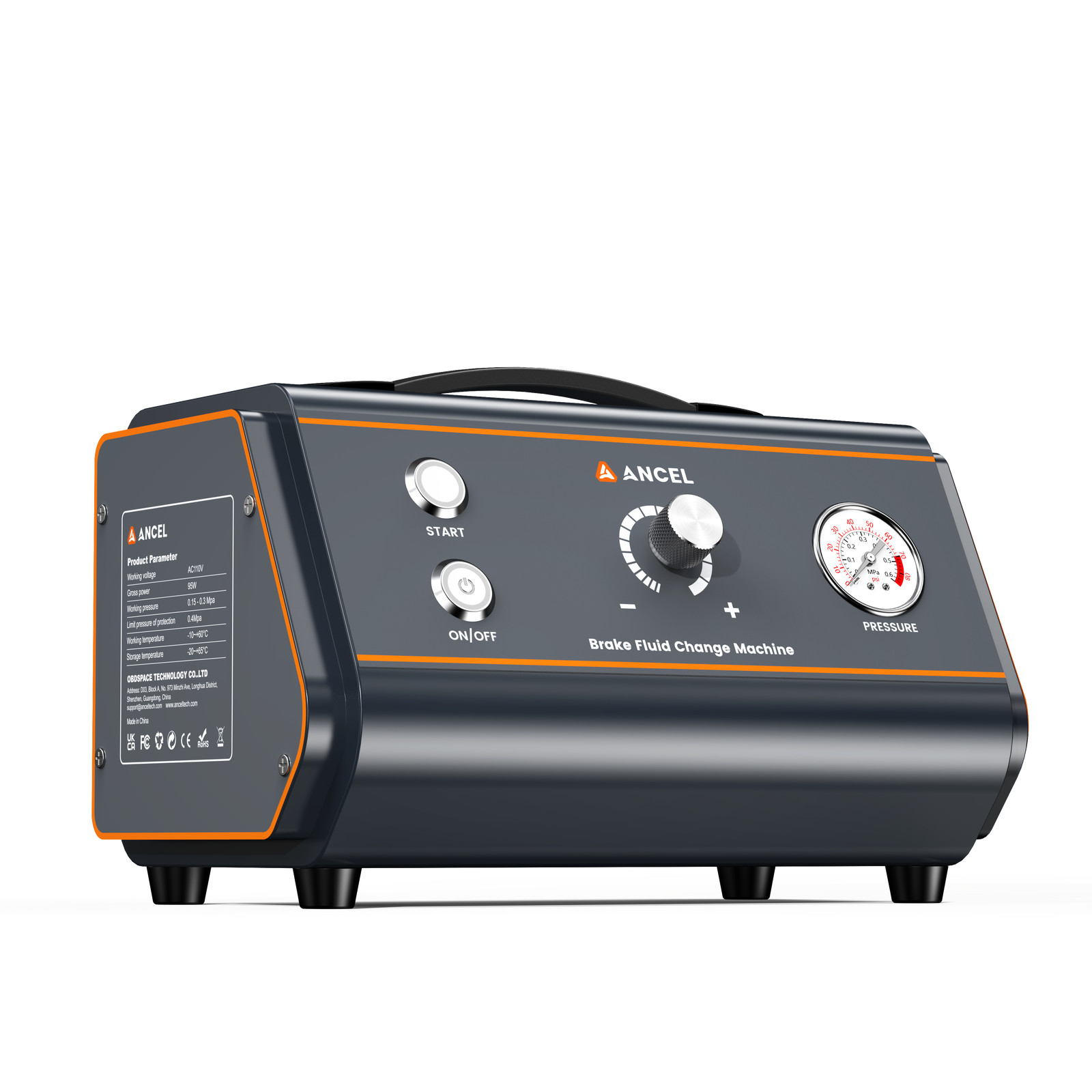 ANCEL Electric Brake Fluid Bleeder Car Brake Fluid Exchange Machine Oil Change