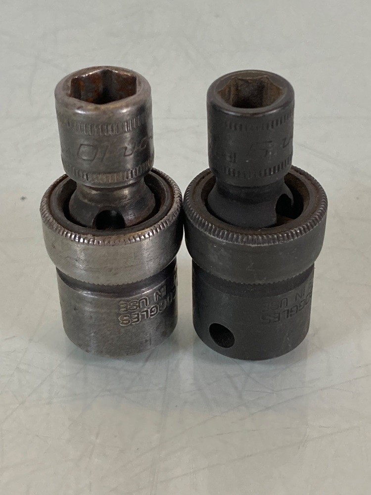 Snap-on 3/8″ 212IPFM Drive 6 Point Metric Swivel Impact Socket Set 11PC 9mm-19mm