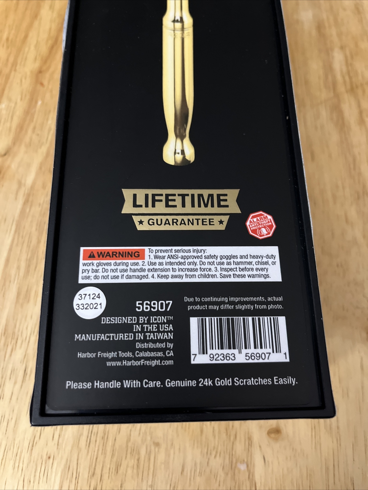 ICON GENUINE 24K GOLD PLATED PROFESSIONAL RATCHET SPECIAL EDITION 90 TOOTH 3/8»