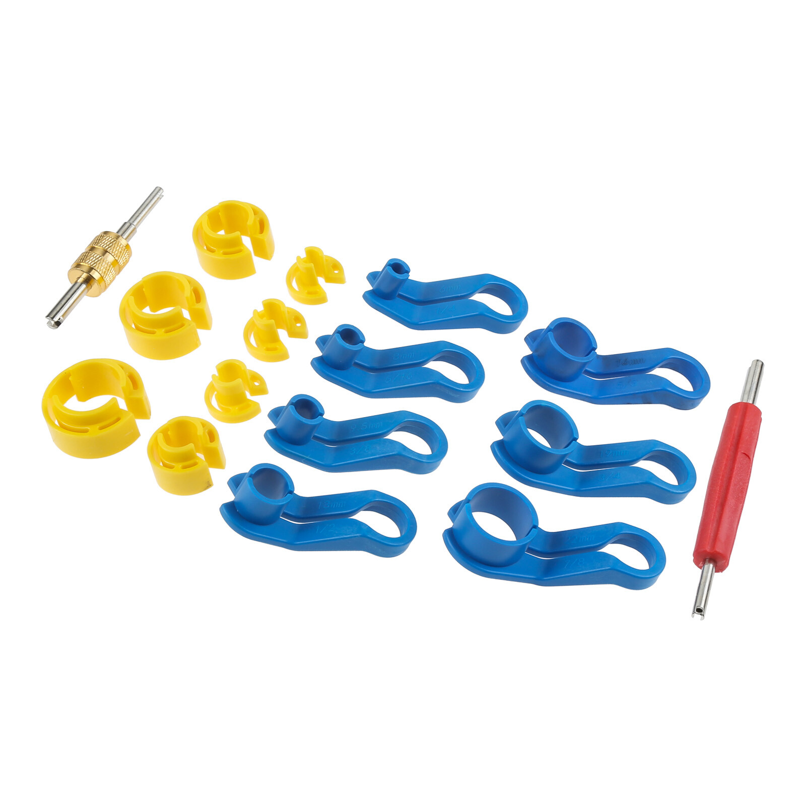 16PCS AC Disconnect Fuel Line Disconnect Tool Set Car Removal Tool Kit with Box