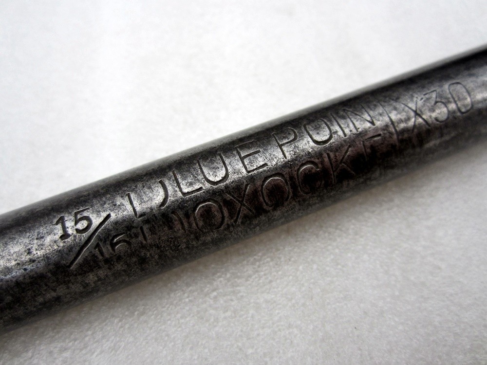 1929 Blue-Point 15/16″ Boxocket X-30 Box End Wrench Modified USA