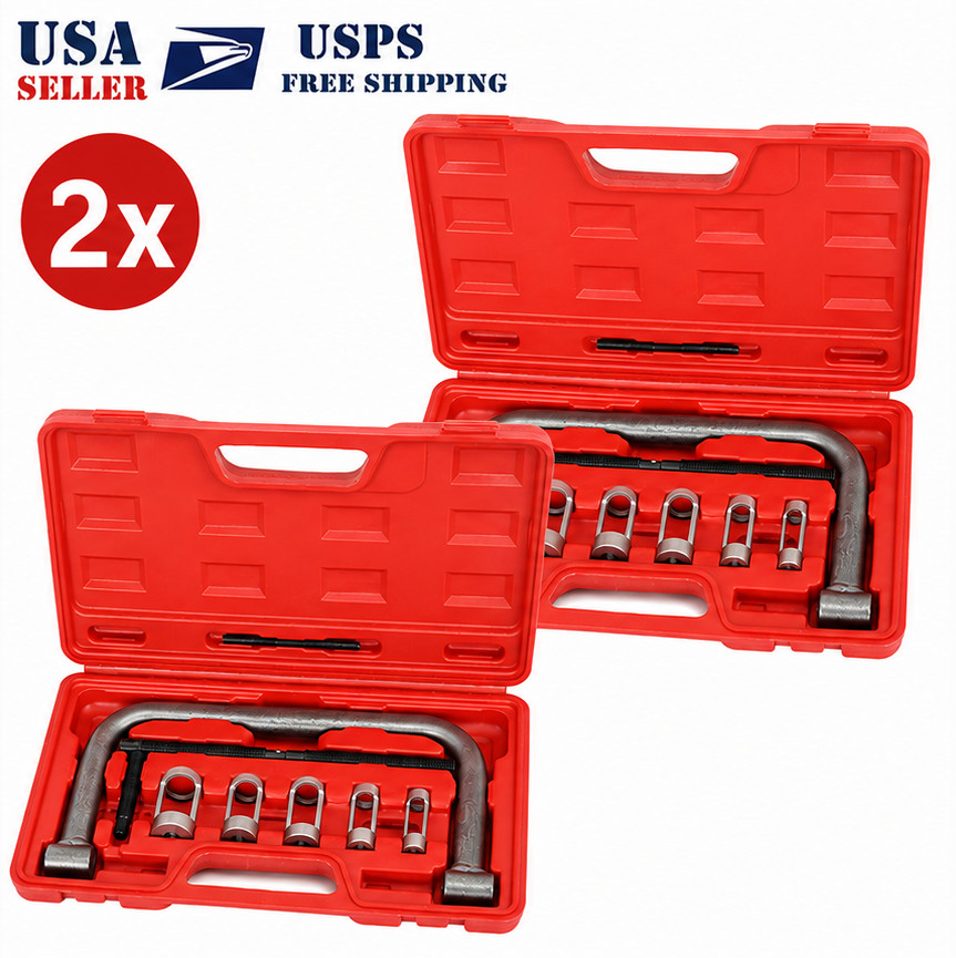 x2 5 Sizes Valve Spring Compressor Pusher Automotive Tool For Car Motorcycle Kit
