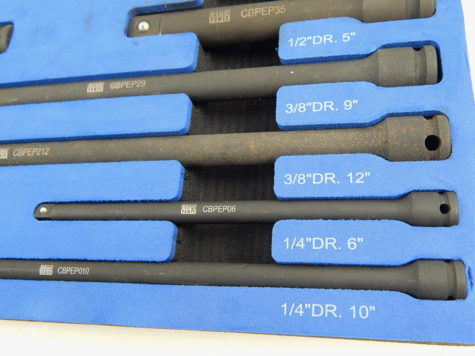 Cornwell Tools CBPEP11ST Combination Drive 11 Pc Impact Extension Set Foam Tray