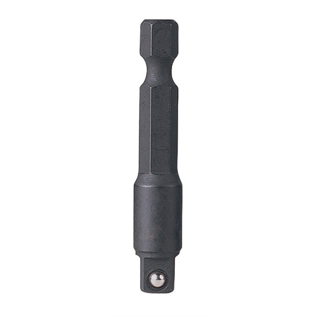 Grey Pneumatic 1414HA SOC 1/4 1/4D ADPT IMP HEX MALE BLK