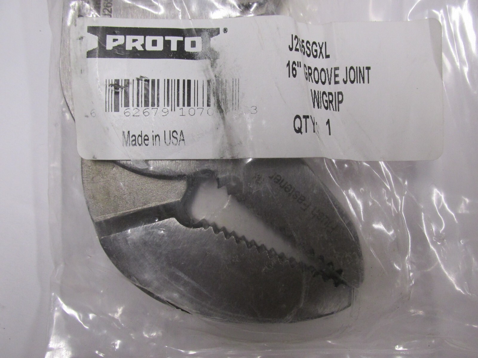 Mechanic Electrician Technician Tool Proto 16″ Tongue and Groove Pliers J265SGXL