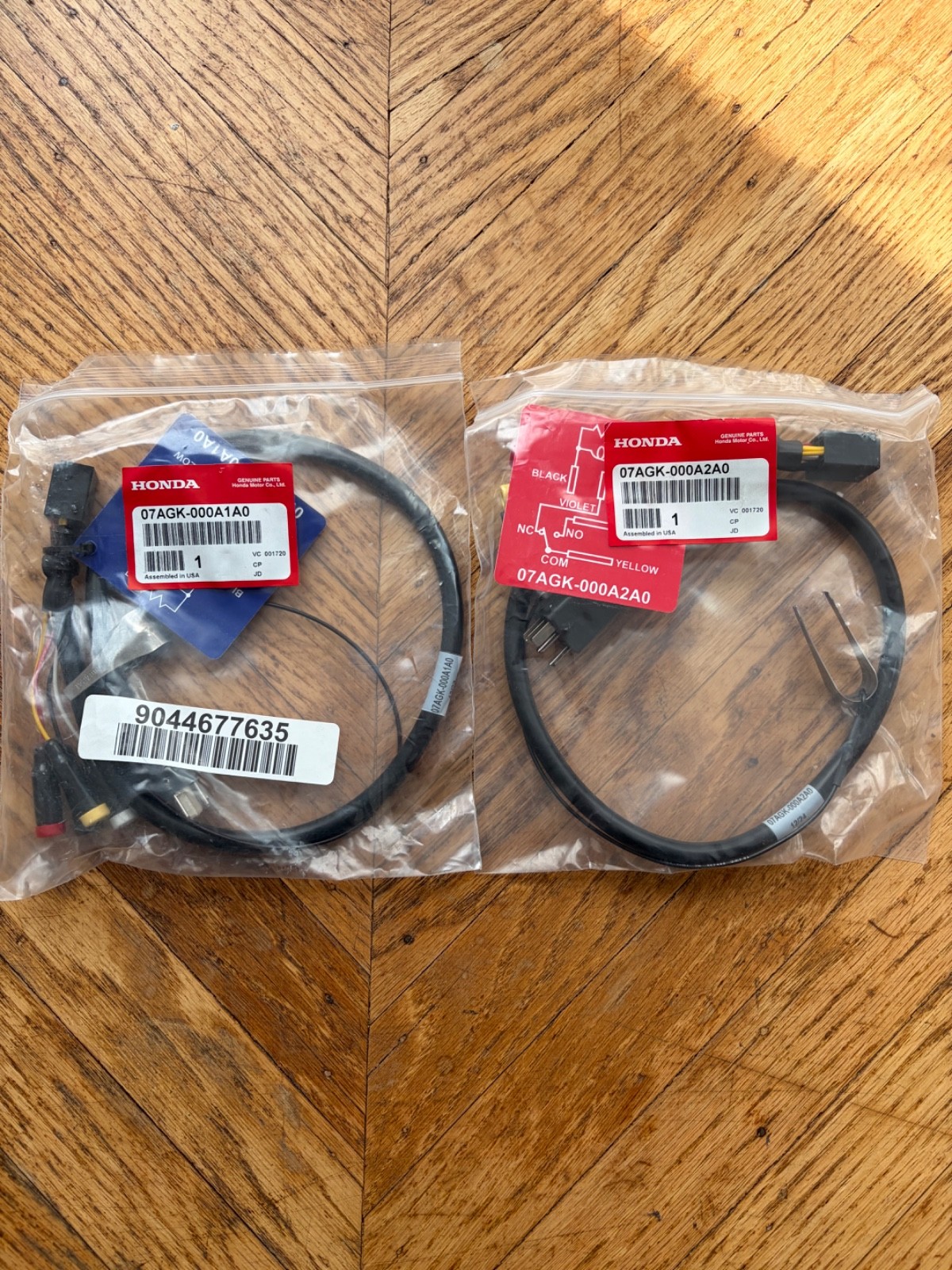 Honda OEM 07AGK-000A1A0 & 07AGK-000A2A0 4-Pin, 5-Pin Relay Tester Set
