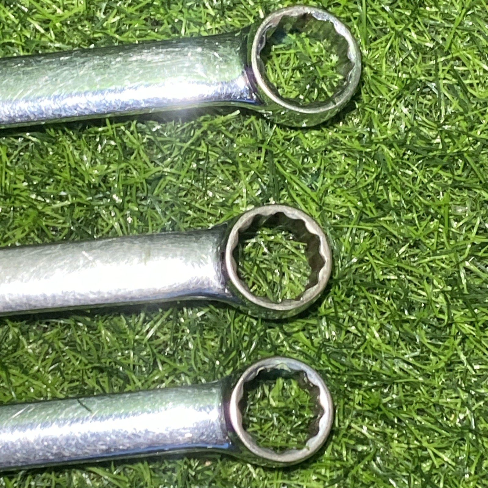 Vintage Snap-On USA 10pc SAE OEX12A – OEX32A Comb. Wrench Set Missing 24A