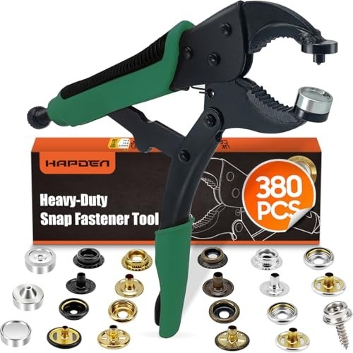Heavy Duty Snap Fastener Tool 100 Sets 4 Color Boat Cover Snaps Repair Canvas