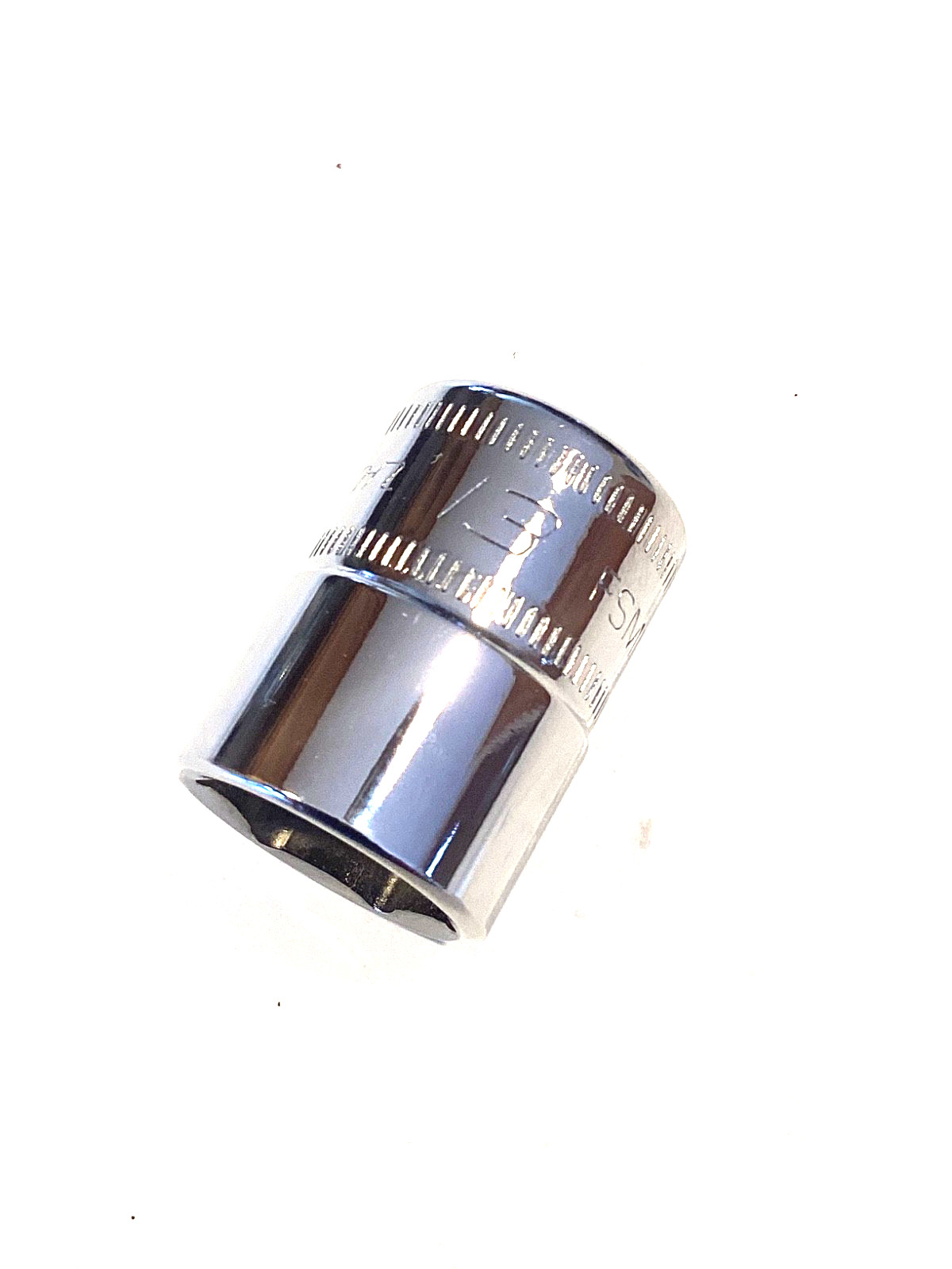 Snap On Tools NEW 13MM 3/8” Drive Metric 6 Point Shallow Chrome Socket FSM131
