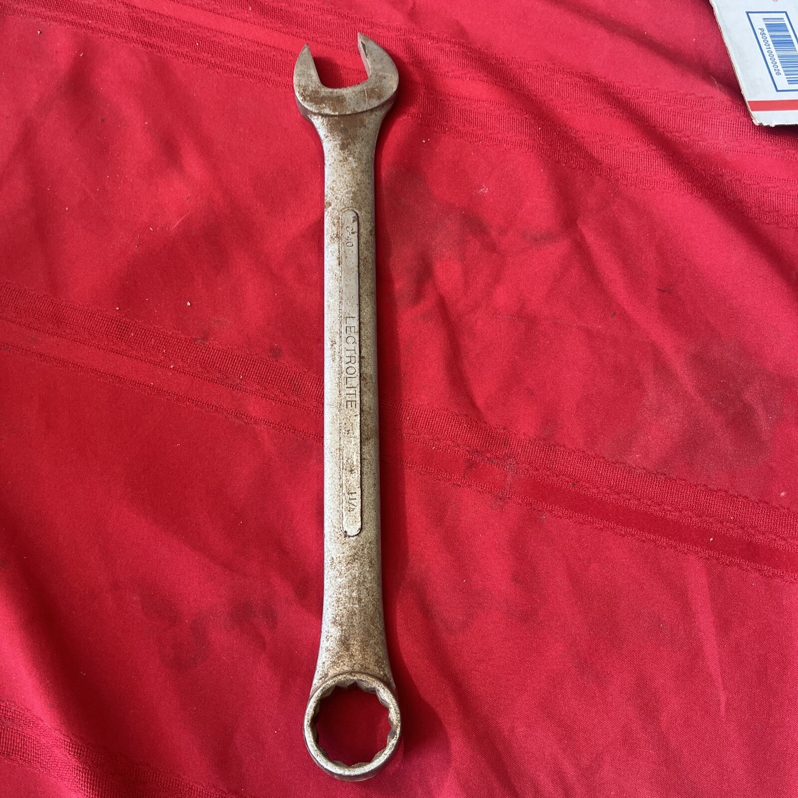 Lectrolite C-40 1-1/4” FORGED ALLOY 12 Point Combination Wrench USA FREE SH