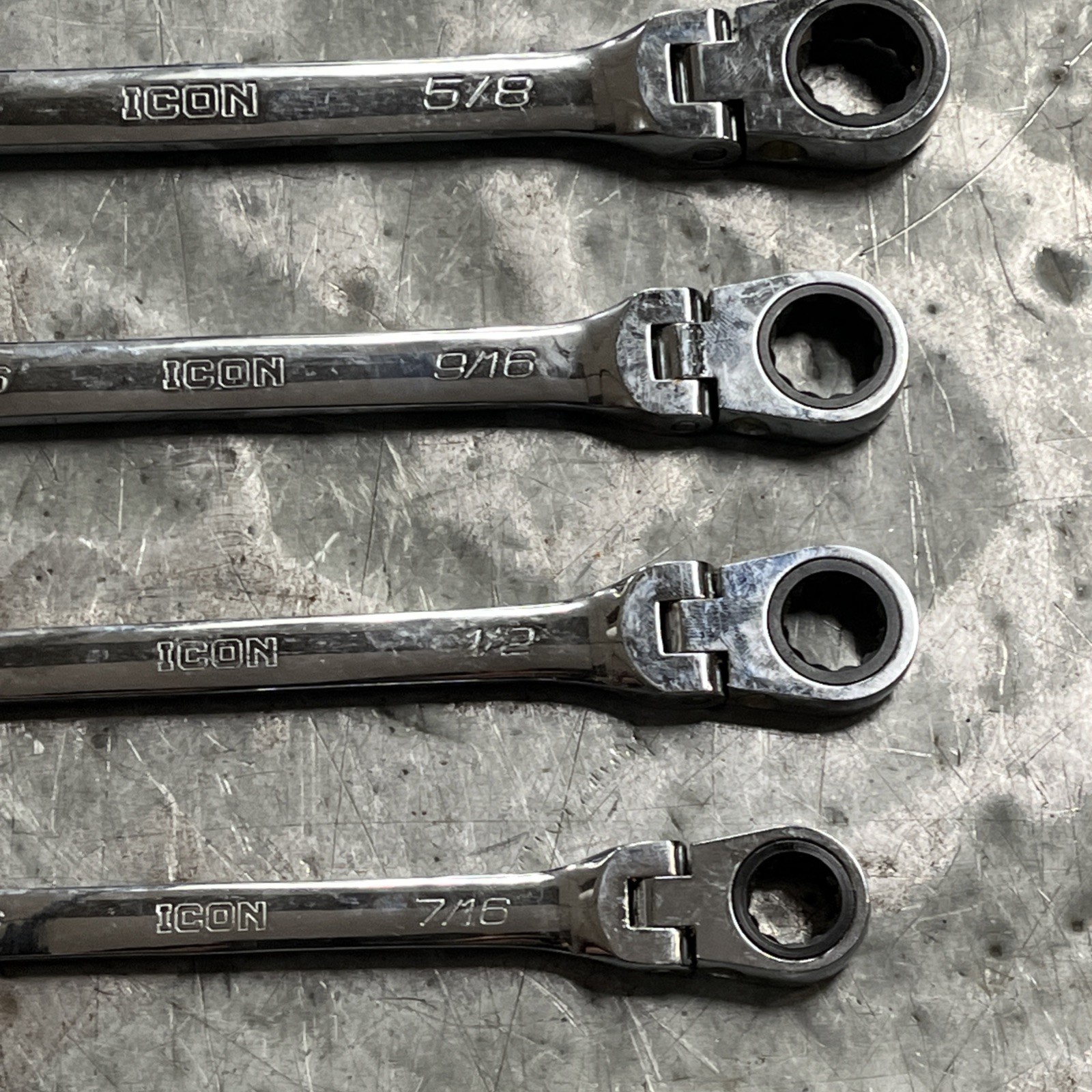 ICON FLEX 8PC HEAD RATCHETING WRENCH SET | FREE SHIPPING!